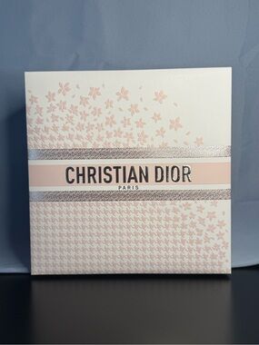 Dior Pink and Silver Embossed Logo Box